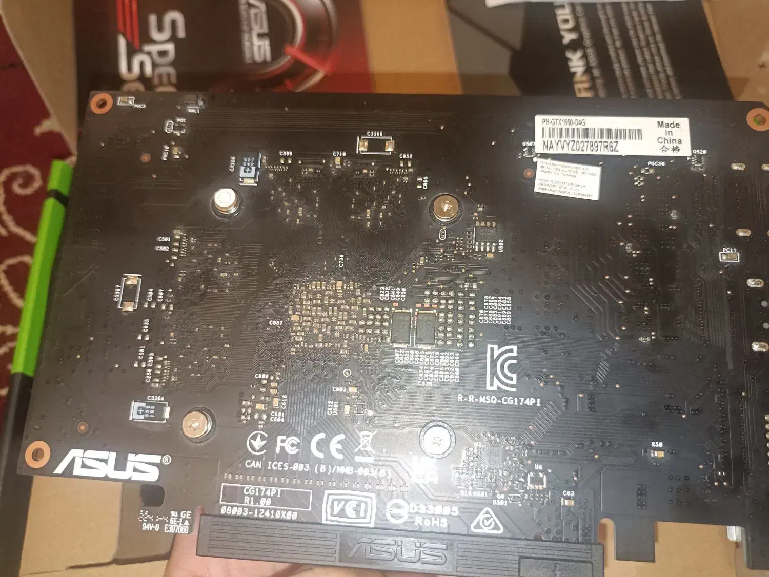 کارت گرافیک  gtx geforce 1650 4g OC|قطعات و لوازم جانبی رایانه|مشهد, طلاب|دیوار