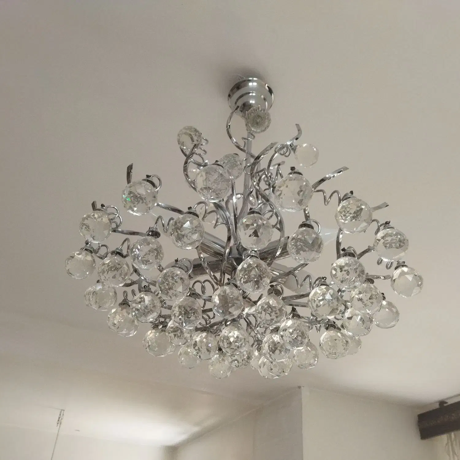 لوستر نقره ای جفت هستش|لوستر و چراغ آویز|اراک, |دیوار