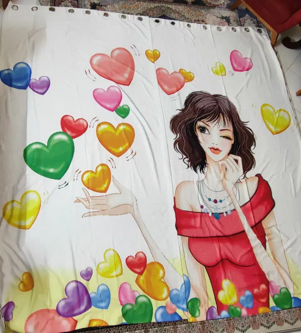 پرده پانچ اتاق خواب دخترانه|پرده، رانر، رومیزی|تهران, ابوذر|دیوار