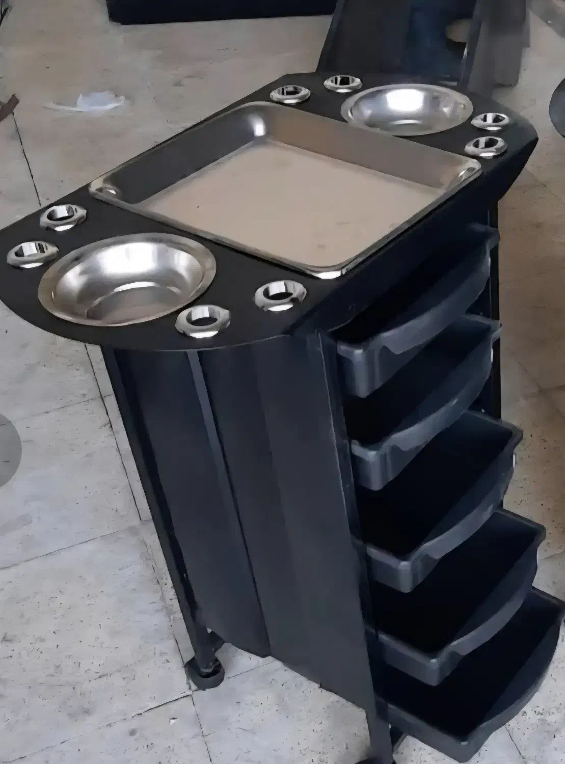 سرشور و ترولی ۵ کشو آرایشگاه|آرایشگاه و سالنهای زیبایی|قائمشهر, |دیوار