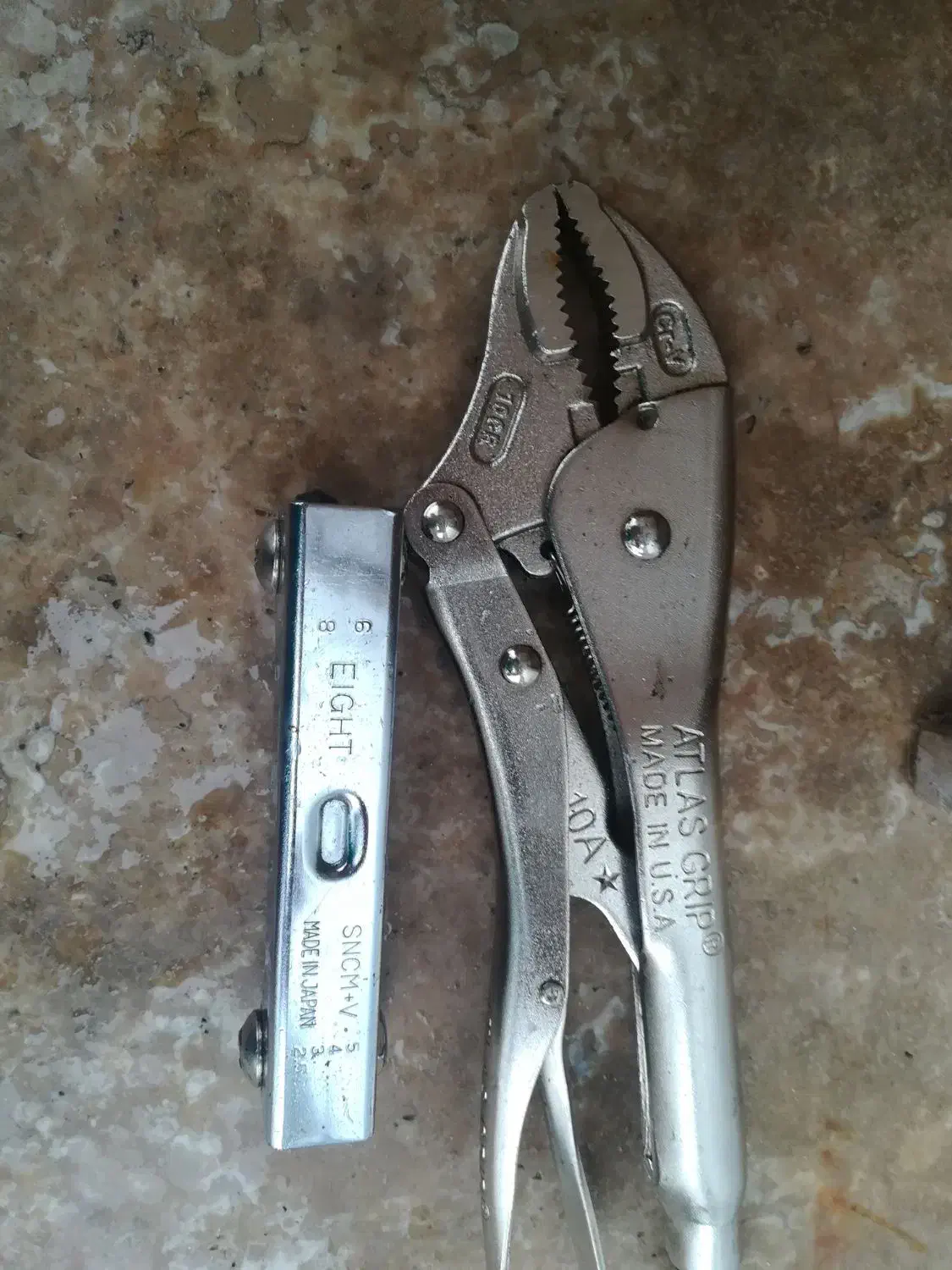 آچار آلن اصل ژاپن. و انبر قفلی اصل آمریکایی|ابزارآلات|بندر انزلی, بشمن|دیوار