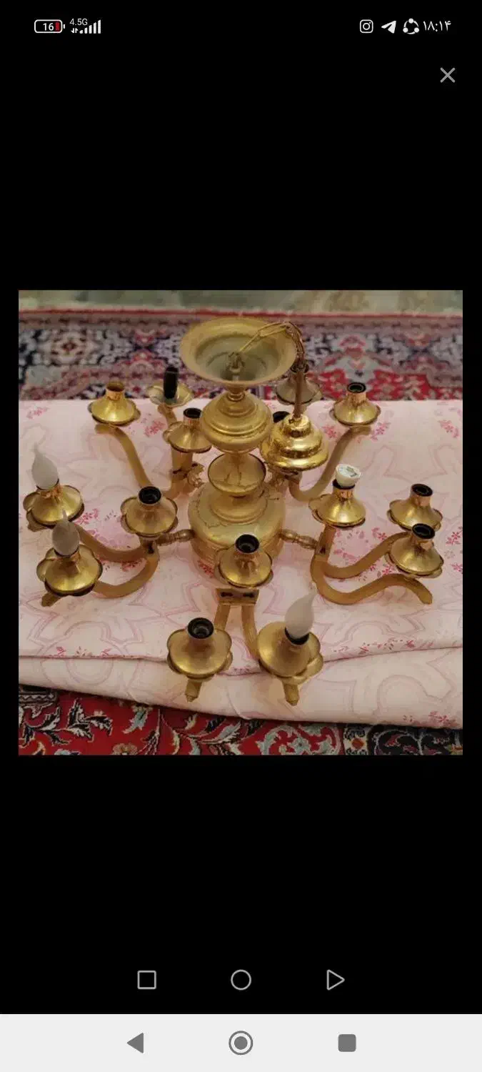 فروشنده و خریدار لوستر برنزی هستم کل استان البرز|لوستر و چراغ آویز|کرج, گلشهر|دیوار