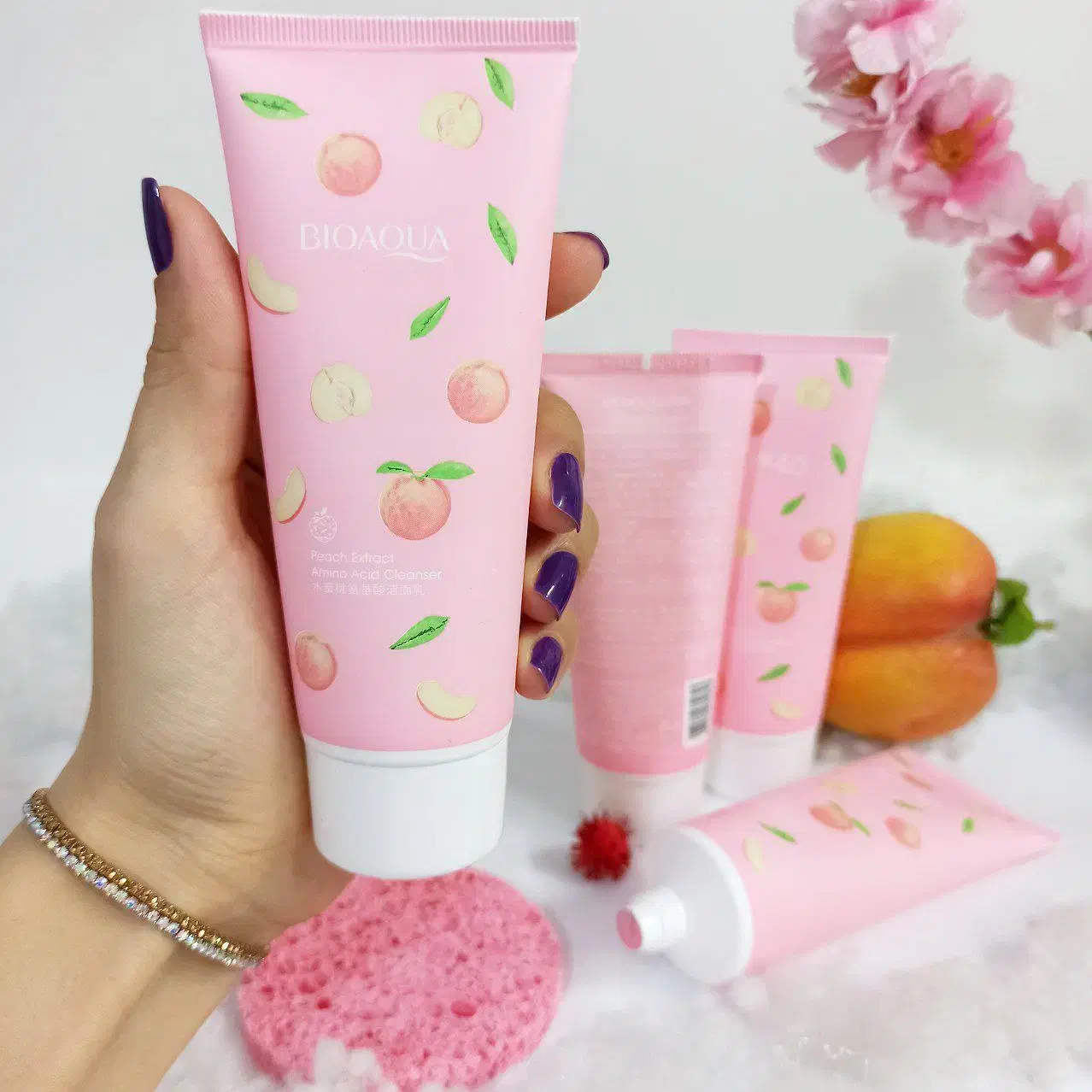 فوم هلوی شستشوی صورت|آرایشی، بهداشتی، درمانی|باغستان, |دیوار