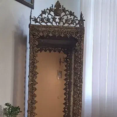 بوفه المینیومی طرح برنج|بوفه، ویترین، کنسول|باقرشهر, |دیوار