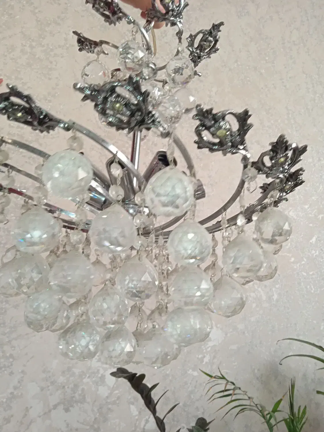 لوستر ده شاخه چراغ|لوستر و چراغ آویز|ری, دولت‌آباد|دیوار