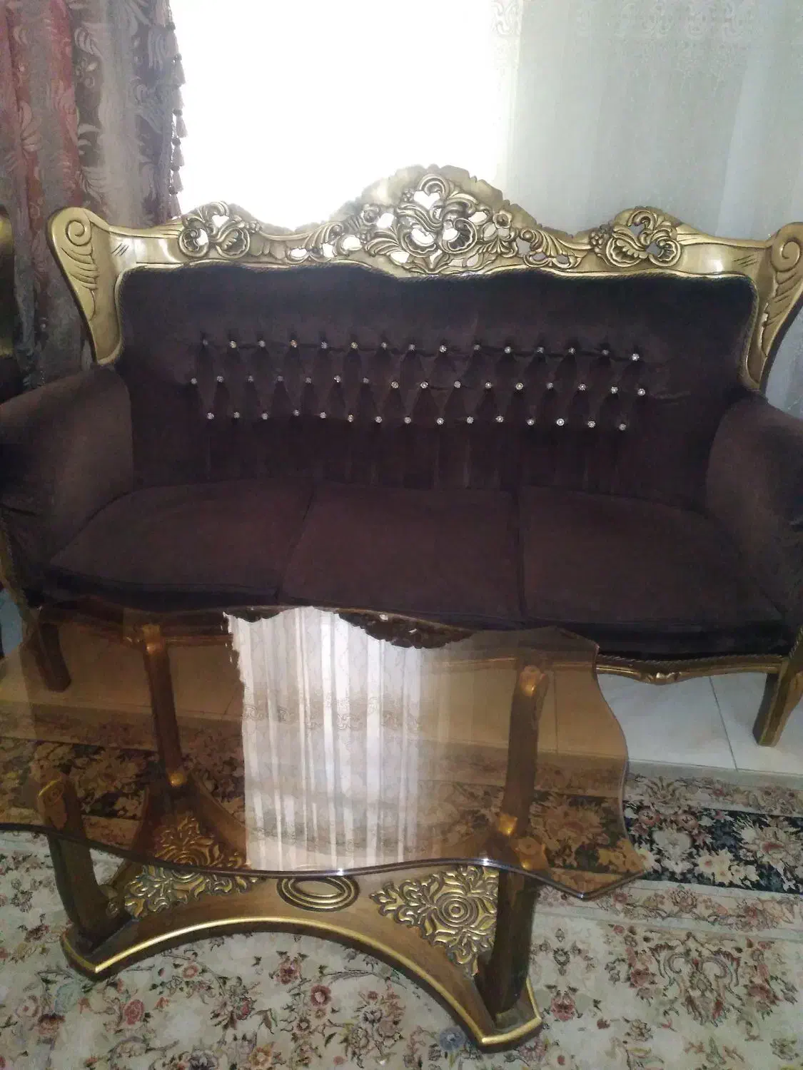 مبل ۷ نفره|مبلمان خانگی و میز عسلی|شاهین‌شهر, بنیاد ازدواج|دیوار