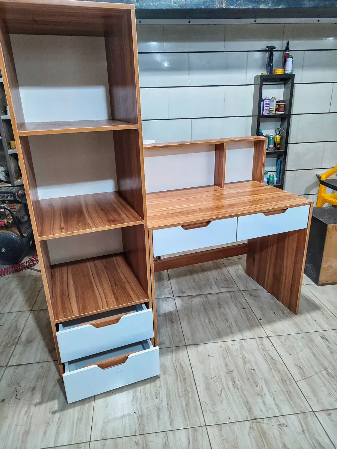 میز تحریر و کتابخانه|میز تحریر و کامپیوتر|خرم‌آباد, |دیوار