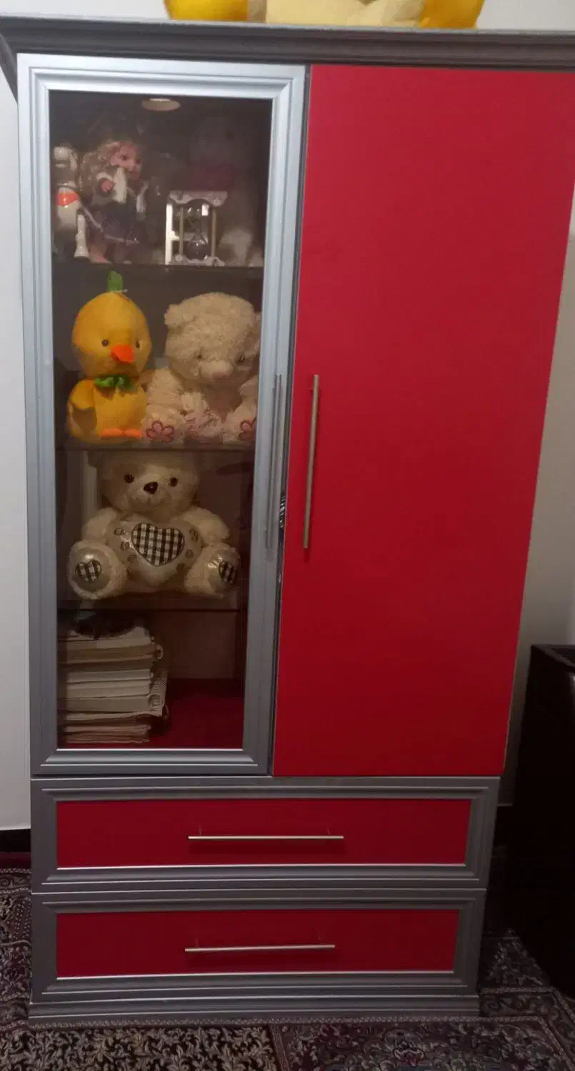 تخت و کمد سفارشی نوجوان|تخت و سرویس خواب|خسروشاه, |دیوار