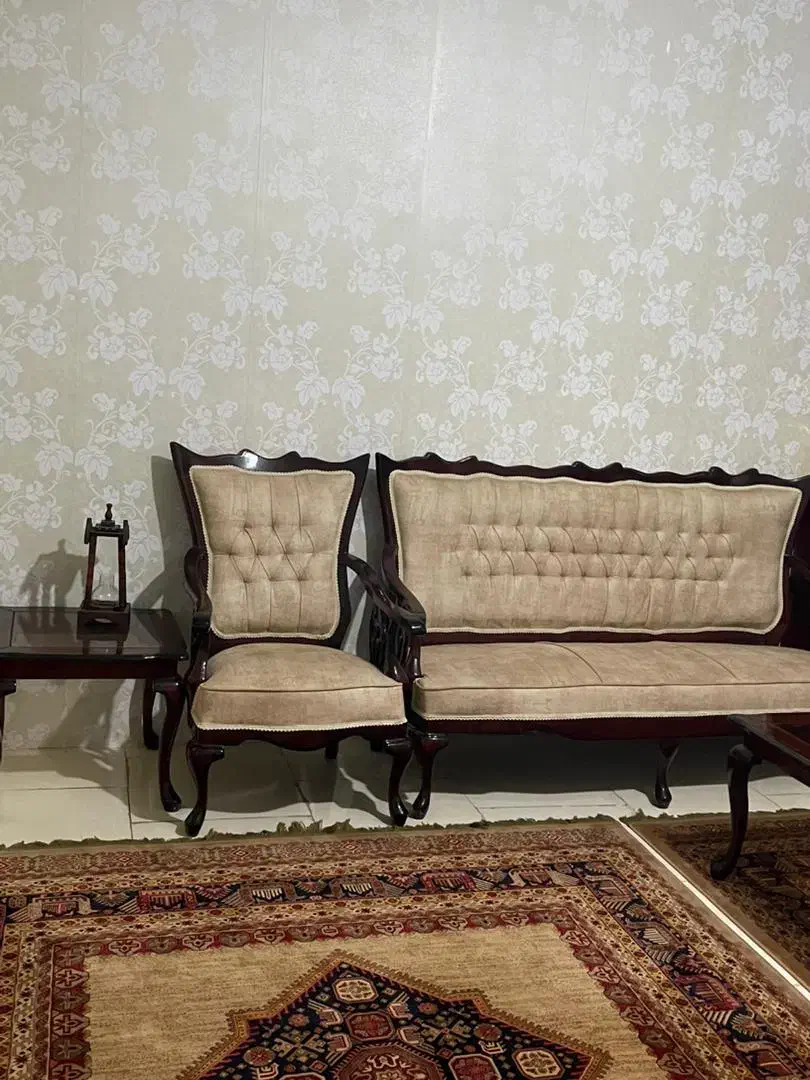 مبل۷نفره ۴عددصندل ناهارخوری میزتلویزیون کنسول اینه|مبلمان خانگی و میز عسلی|چهاردانگه (تهران), |دیوار