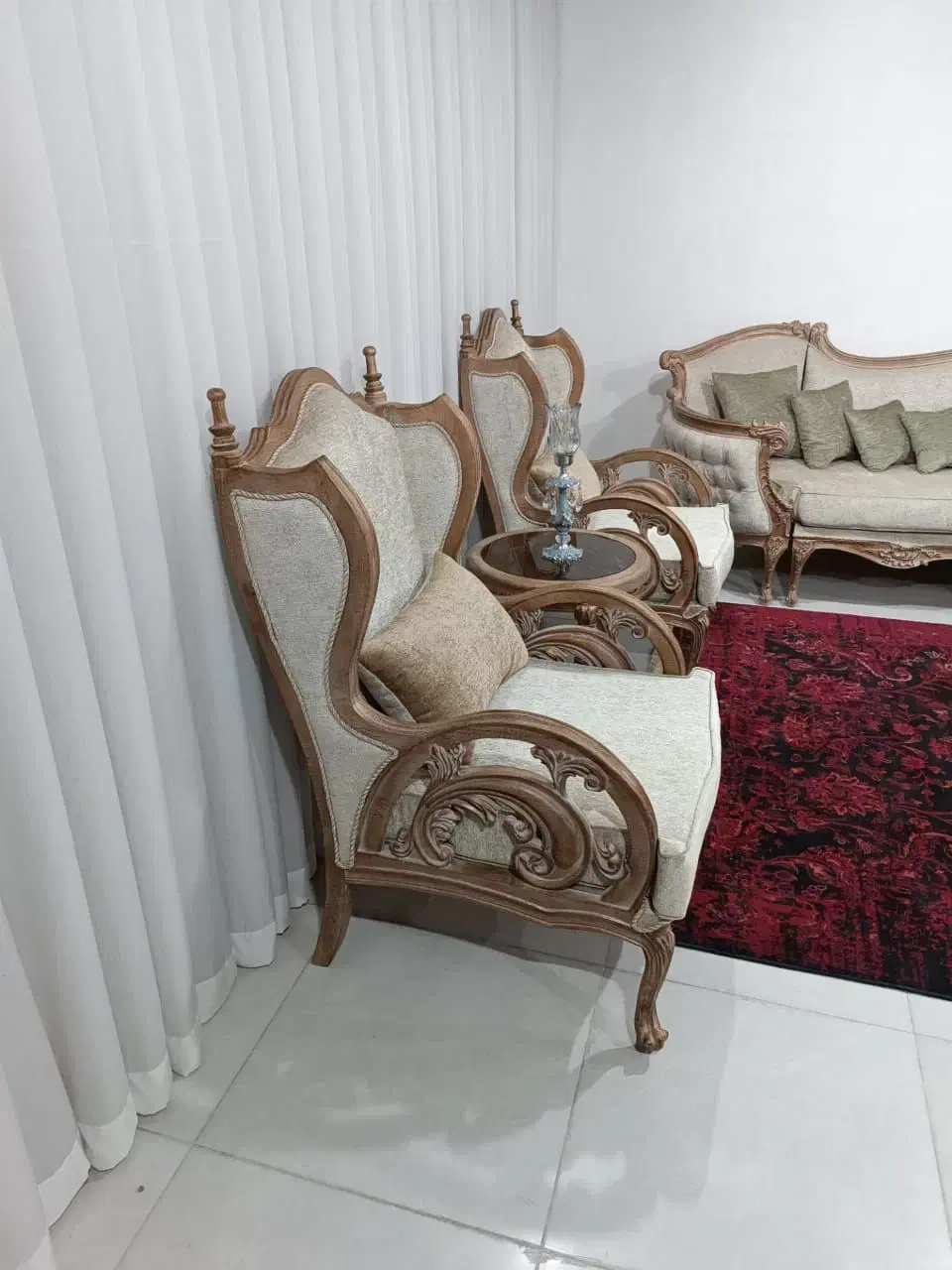 مدل زیبا وبی نظیر کینگ|مبلمان خانگی و میز عسلی|اراک, |دیوار