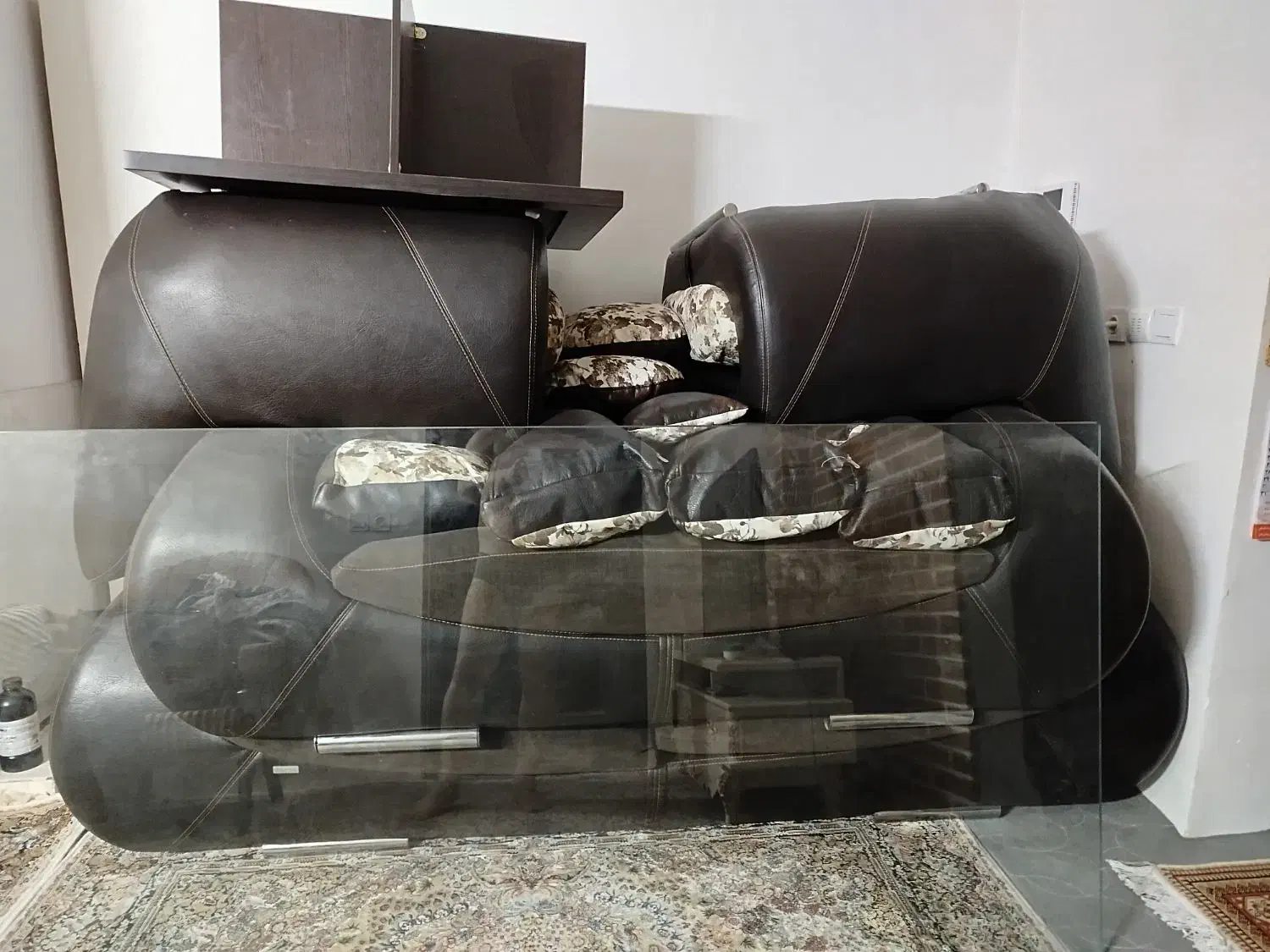 مبل هفت نفره  تخت دو نفره با تشک|مبلمان خانگی و میز عسلی|محمدیه-قزوین, |دیوار