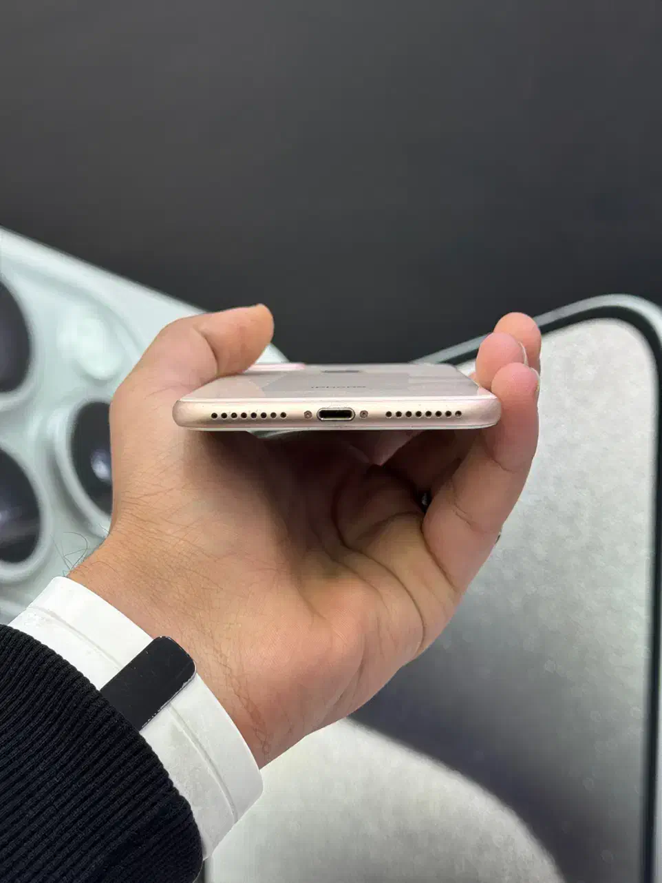 Iphone 8plus  64G ros gold  LL/A|موبایل|ورامین, ورامین|دیوار