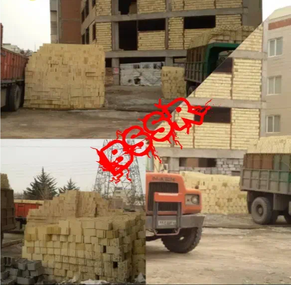 فروش ویژه آجر سفال در استان گیلان|مصالح و تجهیزات ساختمان|رشت, آب و برق|دیوار