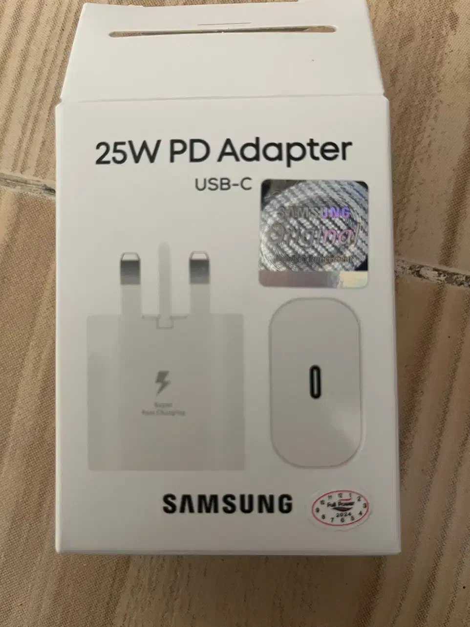 شارژر اصل ۲۵ وات سامسونگ|لوازم جانبی موبایل و تبلت|شاهین‌شهر, خانه کارگر|دیوار