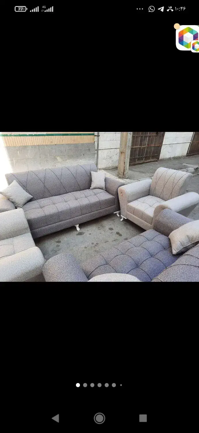 مبل پایه چوب راش|مبلمان خانگی و میز عسلی|شیروان (خراسان), |دیوار