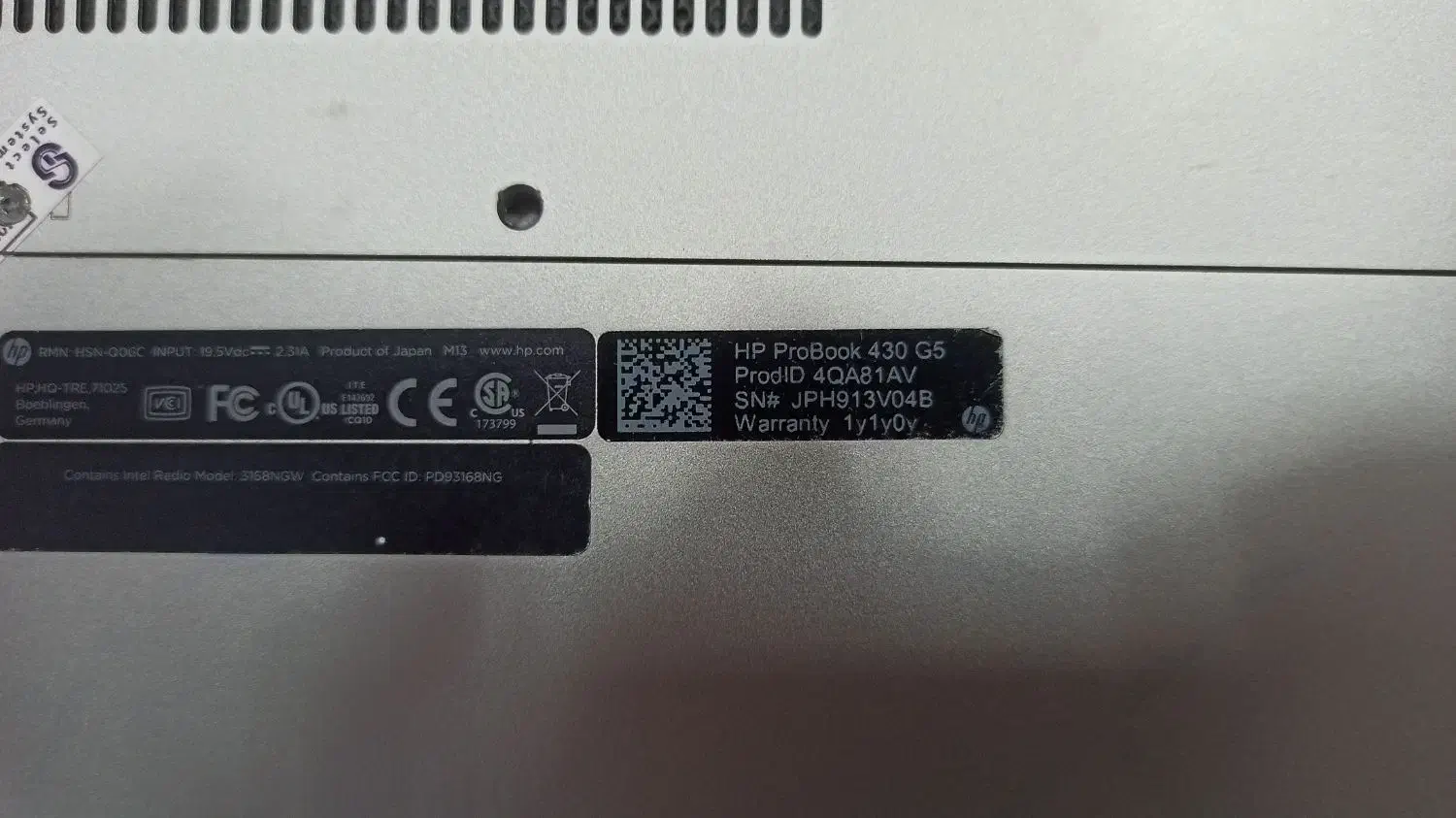 لپ تاپ hp pro book 430 G5|رایانه همراه|بجنورد, |دیوار