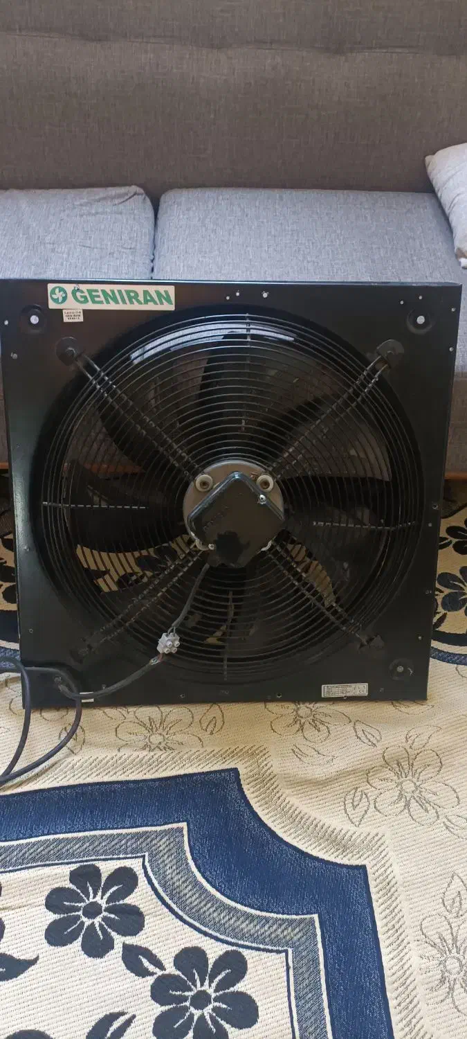 هواکش صنعتی GENIRAN مدل IEC-50T/F4S   در حد نو|پنکه و تصفیه‌کنندهٔ هوا|شیراز, زرهی|دیوار