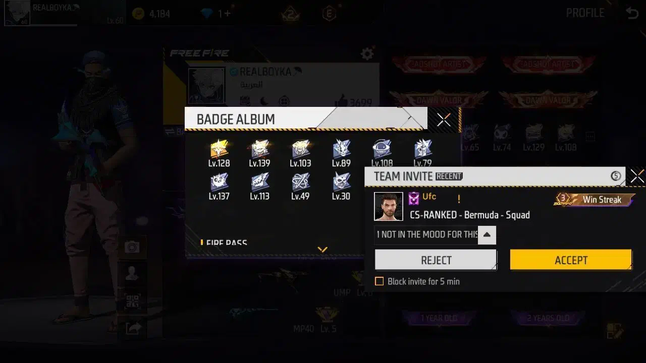 اکانت فری فایر فقط 350فوری|کنسول، بازی ویدئویی و آنلاین|مهاباد (آذربایجان غربی), |دیوار