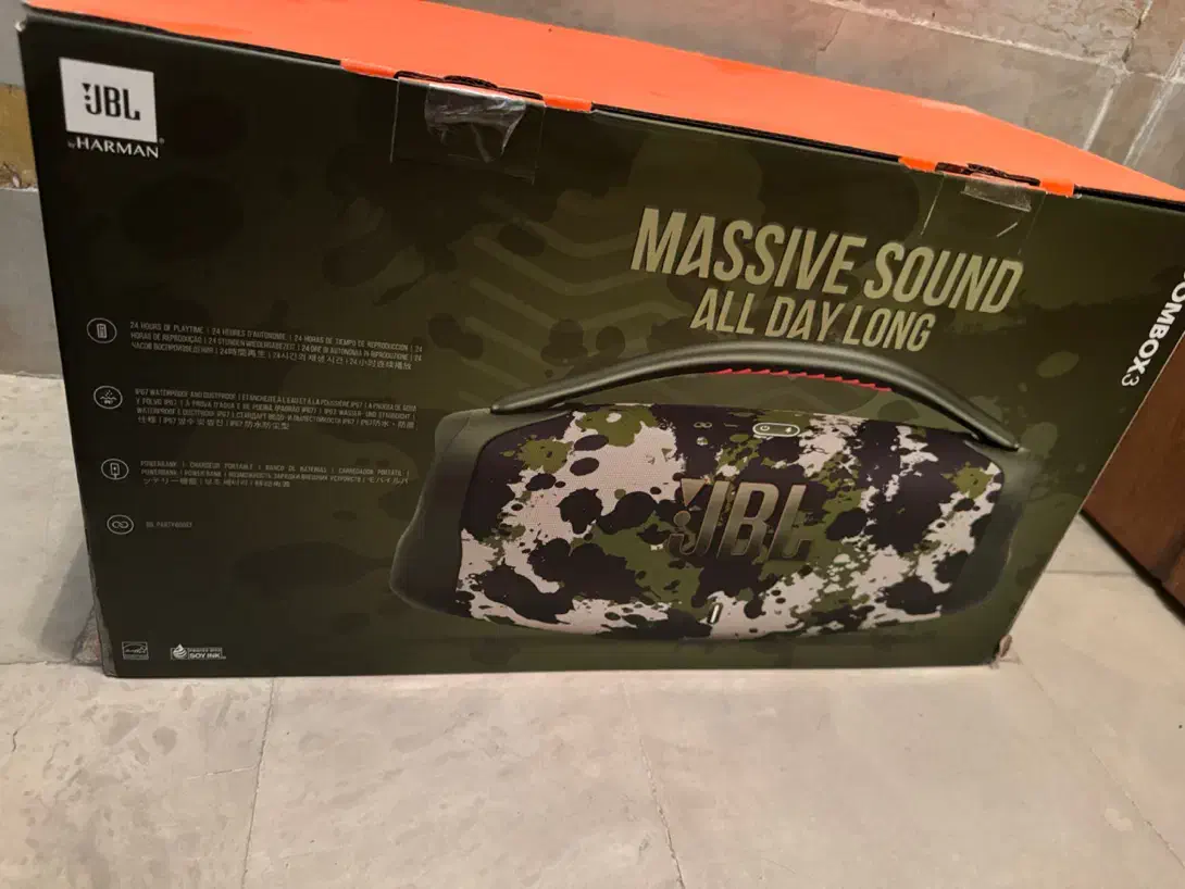 کارتن اصلی اسپیکر JBL|سیستم صوتی خانگی|مشهد, جانباز|دیوار