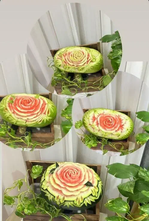 تزیین هندوانه و کدو و سبد میوه و کیک و دسر|خدمات پذیرایی، مراسم|ارومیه, |دیوار