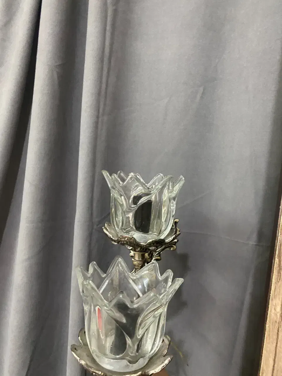 دیوارکوب برنز رنگ نقره ای|لوستر و چراغ آویز|تهران, بریانک|دیوار