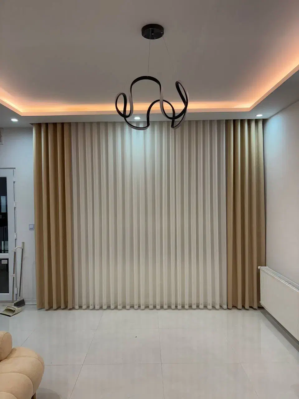 حریر و مخمل پذیرایی چکی|پرده، رانر، رومیزی|مشهد, فردوسی|دیوار