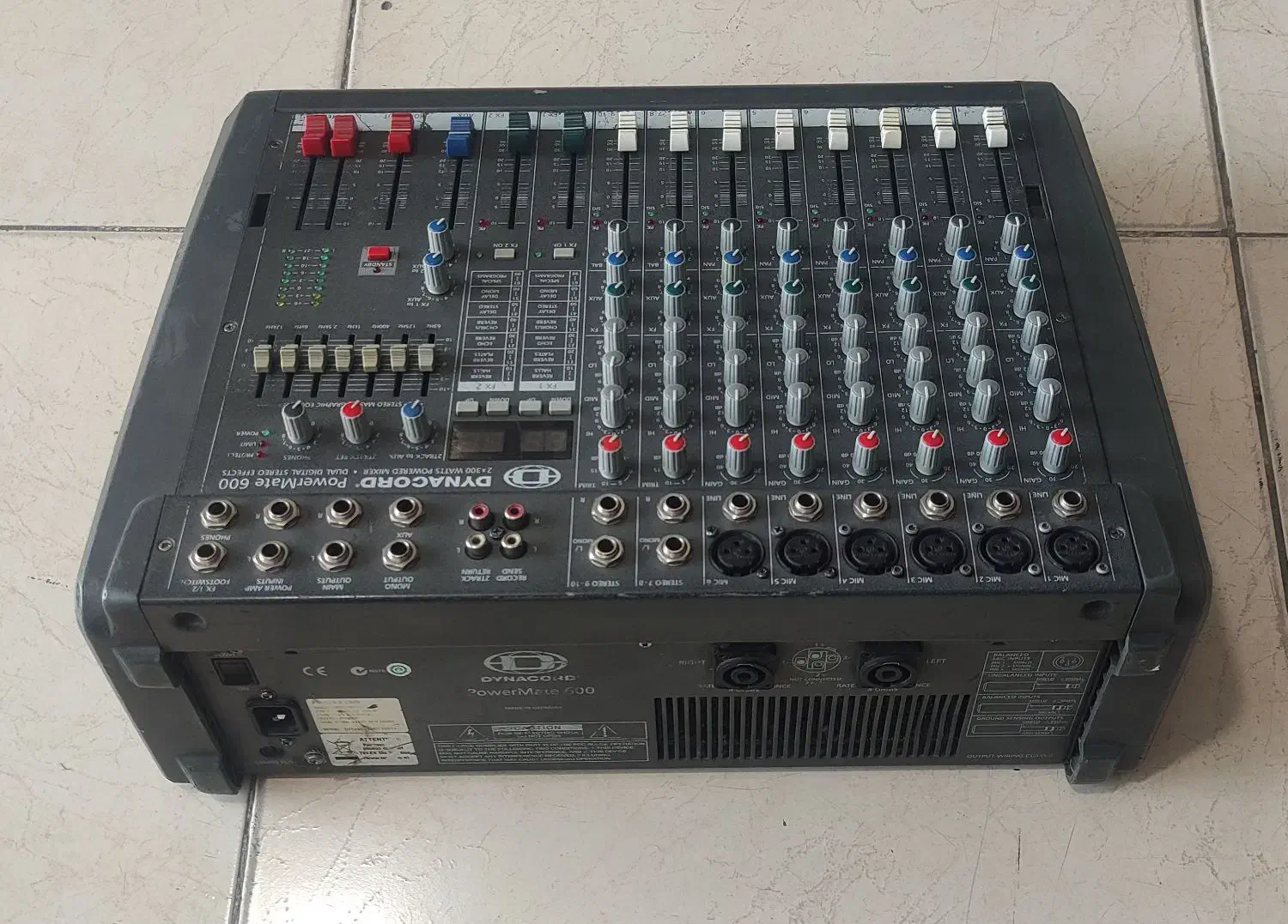 اکو پاور میکسر دایناکورد 600 آلمانی سری 2 کاور دار|سیستم صوتی خانگی|تهران, دهکده المپیک|دیوار