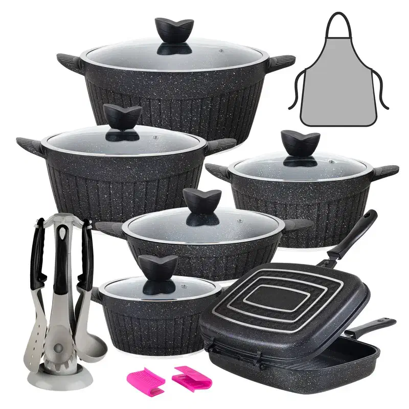 جدید ترین سرویس قابلمه KST خارجی کامل قابلمه چدن|ظروف پخت‌وپز|یزد, |دیوار