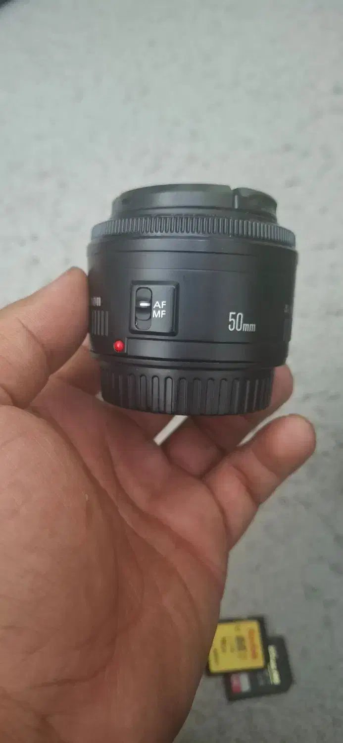 لنز 50 فیکس کنون|دوربین عکاسی و فیلمبرداری|ری, هاشمآباد|دیوار