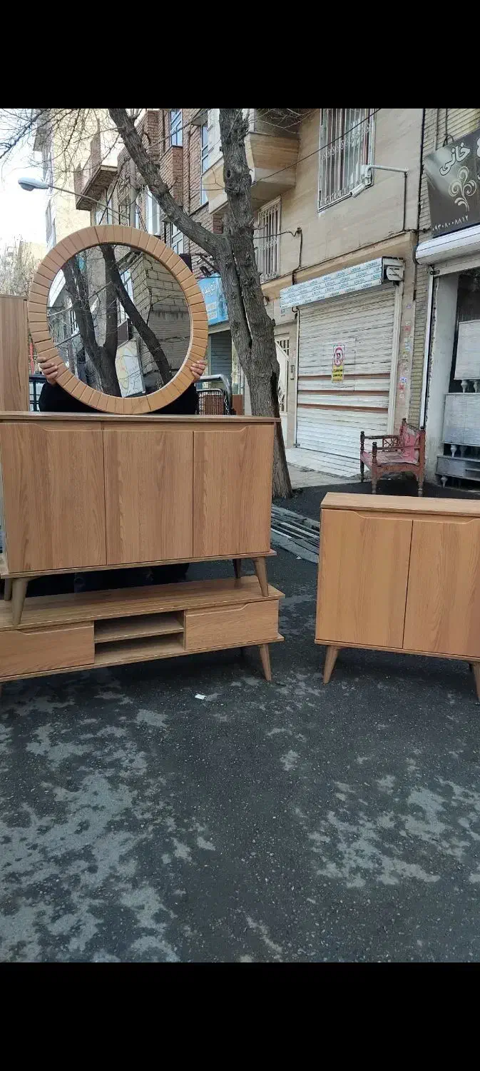 آینه کنسول وکیوم|بوفه، ویترین، کنسول|گرگان, |دیوار