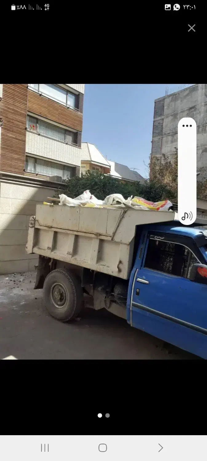 حمل  نخاله و فروش انواع  مصالح ساختمانی|خدمات حمل و نقل|شیراز, ستارخان|دیوار