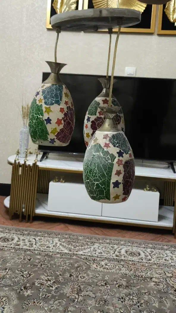 لوستر|لوستر و چراغ آویز|اسلام‌شهر, شهرک قائمیه|دیوار