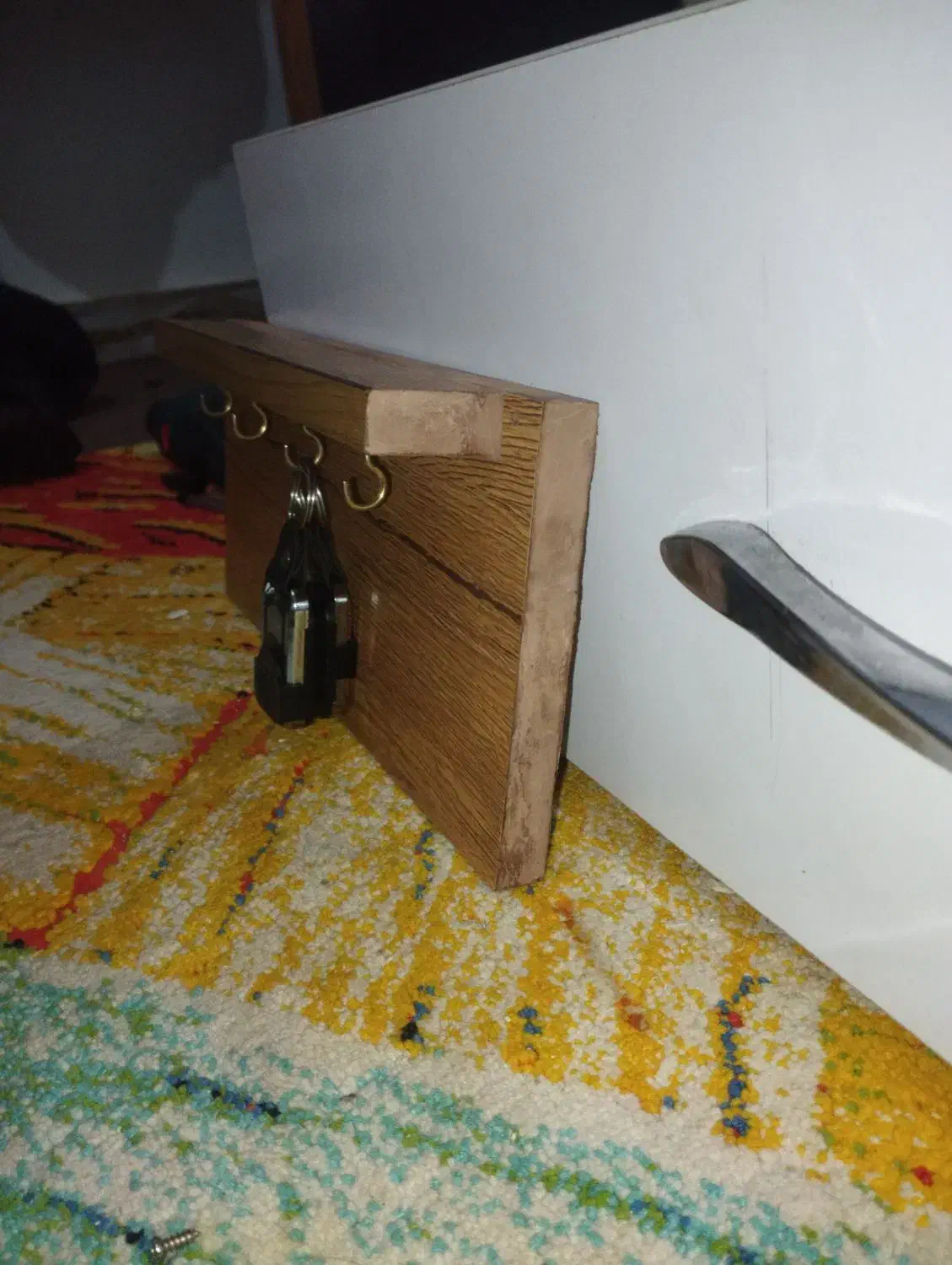 جا کلیدی و جا سوئچی چوبی|ساعت دیواری و تزئینی|کوچصفهان, |دیوار