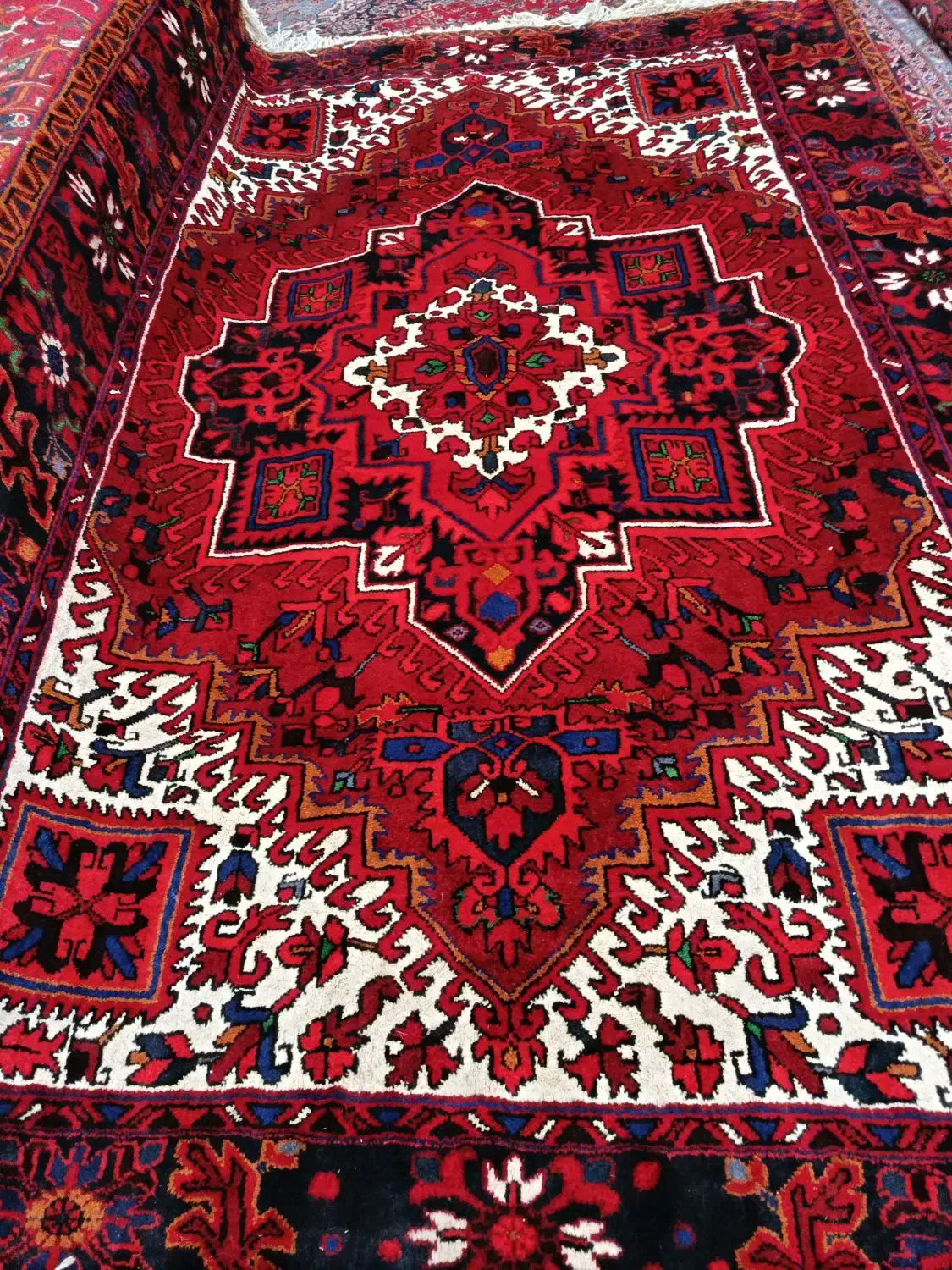 جفت فرش 6متری اهر چشمه زن|فرش|بناب, |دیوار