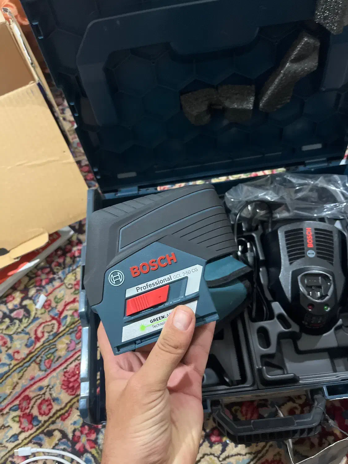 تراز لیزری حرفه ای بوش کاملا نو و استفاده نشده است|ابزارآلات|کرمان, |دیوار