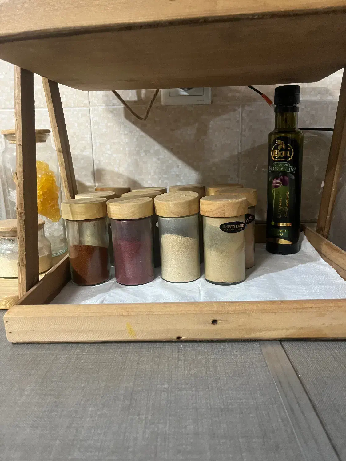 جا ادویه وروغن ریز جادستمال|ظروف سرو و پذیرایی|قم, باجک دو|دیوار