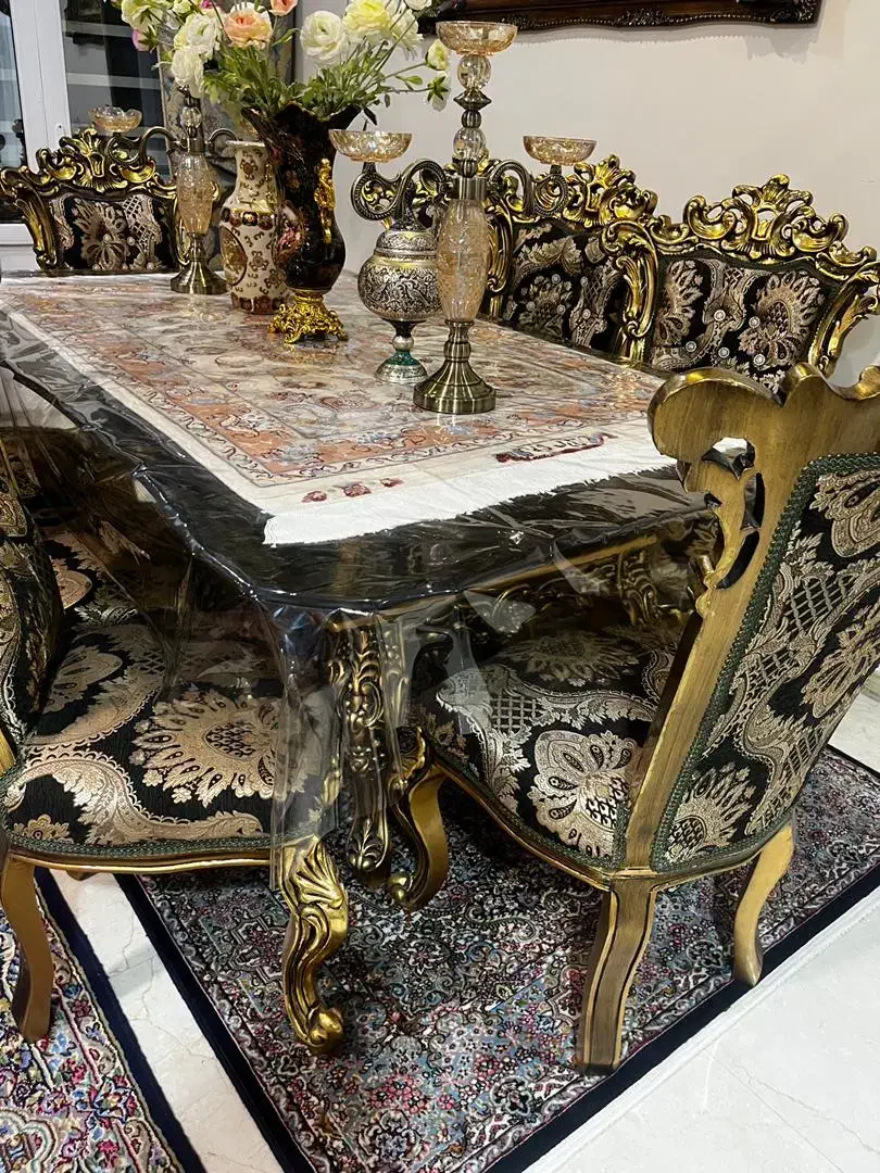 مبل در حد نو با ناهارخوری|مبلمان خانگی و میز عسلی|سیرجان, |دیوار