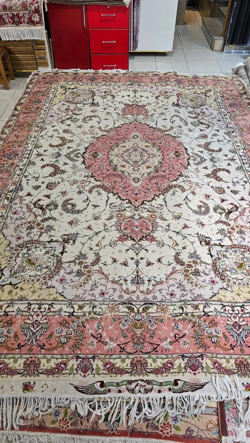 فرش دستباف ۶۰ رج استاد بنام|فرش|تبریز, |دیوار