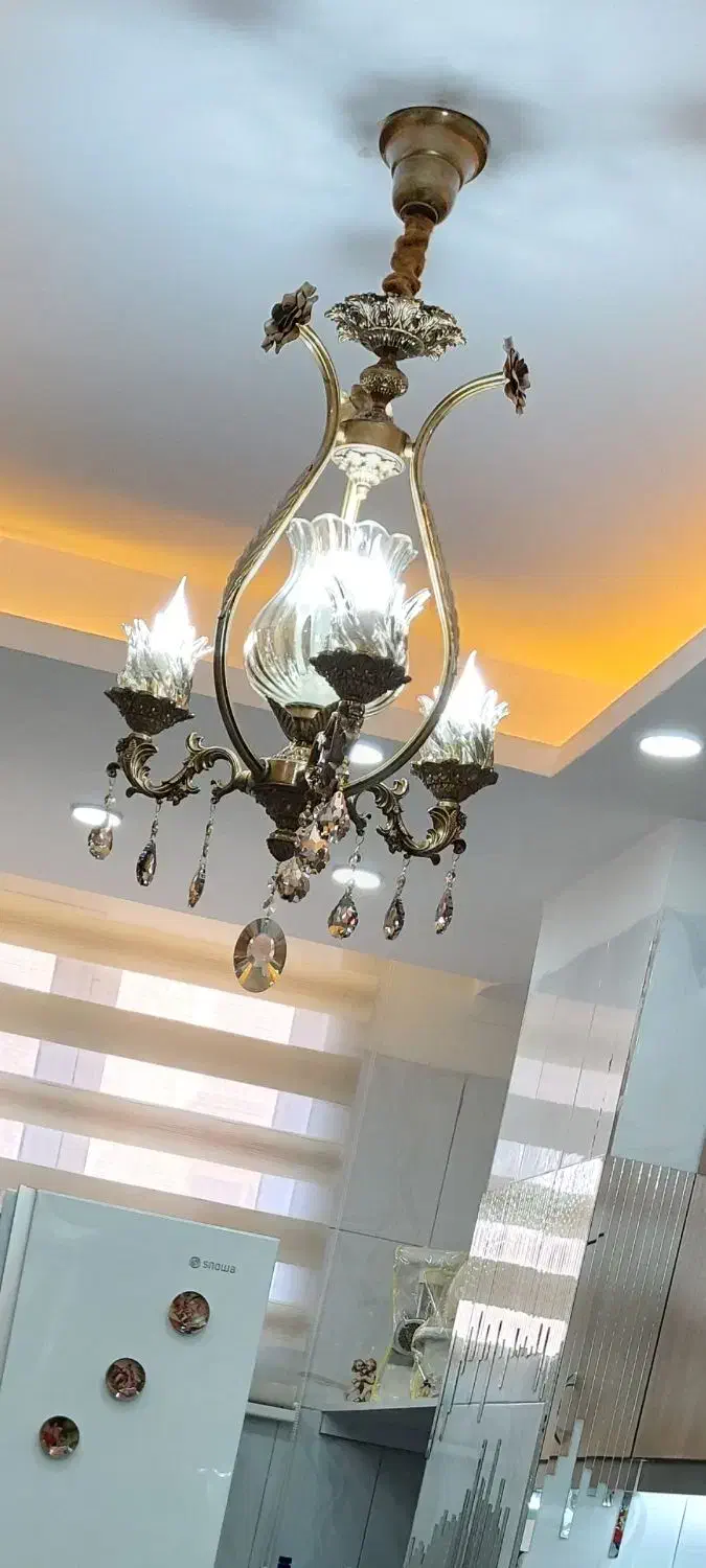 لوستر هایی برنز|لوستر و چراغ آویز|تبریز, |دیوار