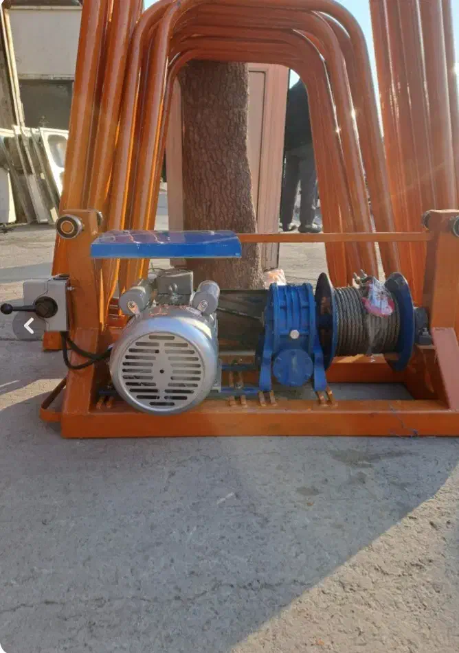 اجاره بالابر ساختمانی وچکش برقی|مصالح و تجهیزات ساختمان|ساوه, |دیوار