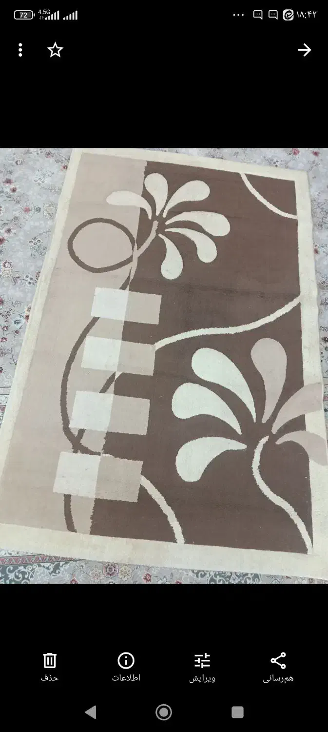 ۲عددفرش۴متری درحدنو|فرش|رودهن, |دیوار