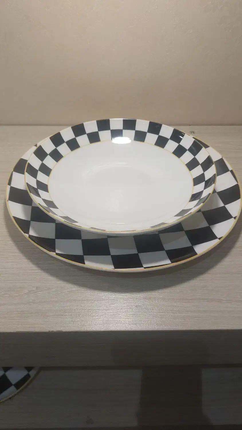 سرویس چینی 6 نفره 25 پارچه ترک|ظروف سرو و پذیرایی|نجف‌آباد, ریاضی|دیوار