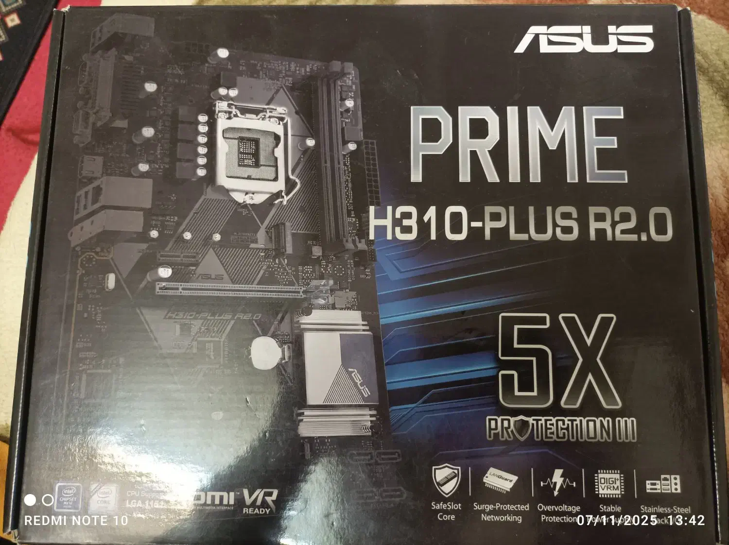 مادر برد ایسوس مدل PRIME .H310-PLUS R2.0.|قطعات و لوازم جانبی رایانه|بوشهر, |دیوار