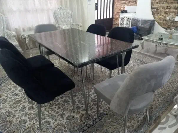 میز ناهار خوری ۶ نفره|میز و صندلی غذاخوری|اهواز, نادری|دیوار