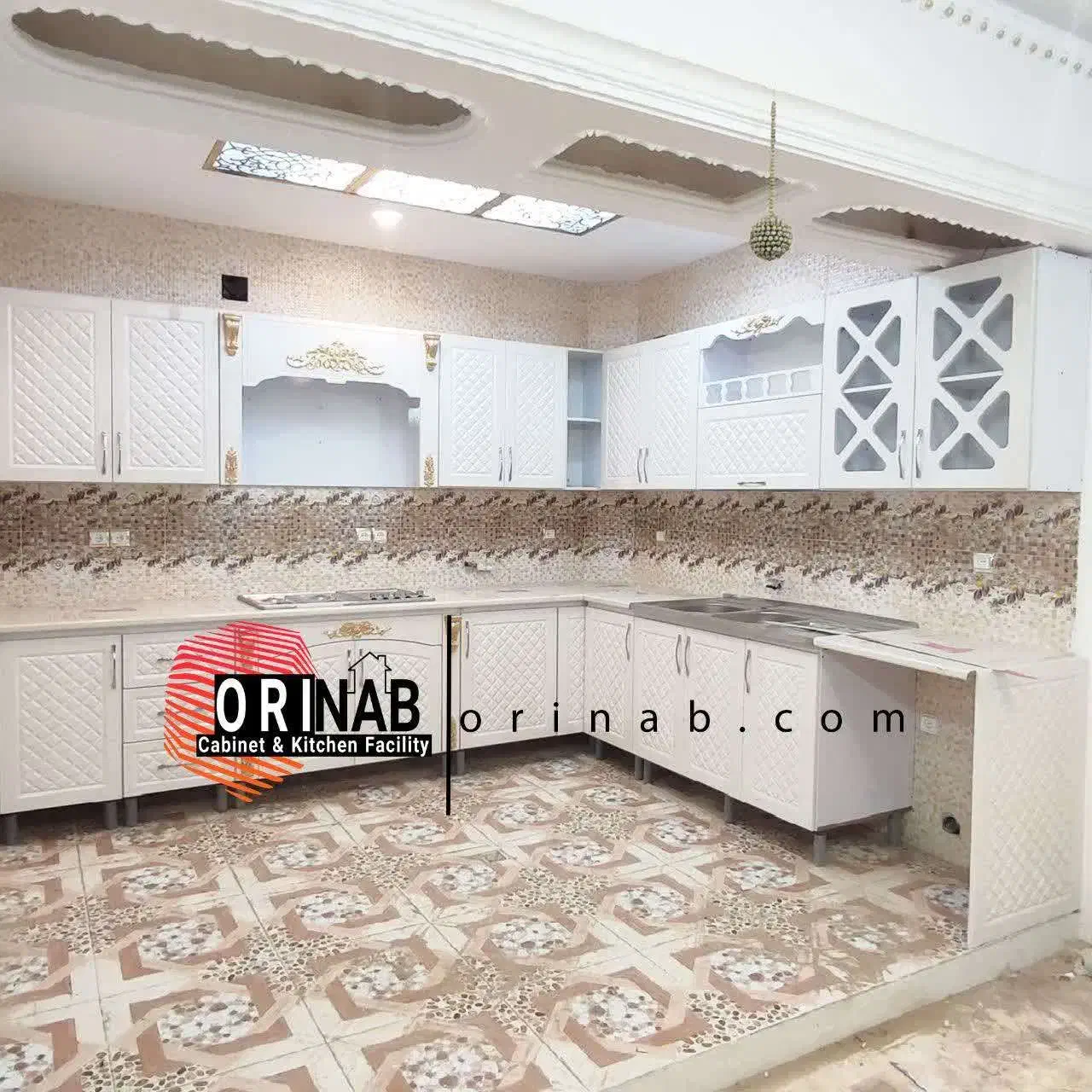 فروش کابینت پیش ساخته MDF کد JD0258|مصالح و تجهیزات ساختمان|نور, |دیوار