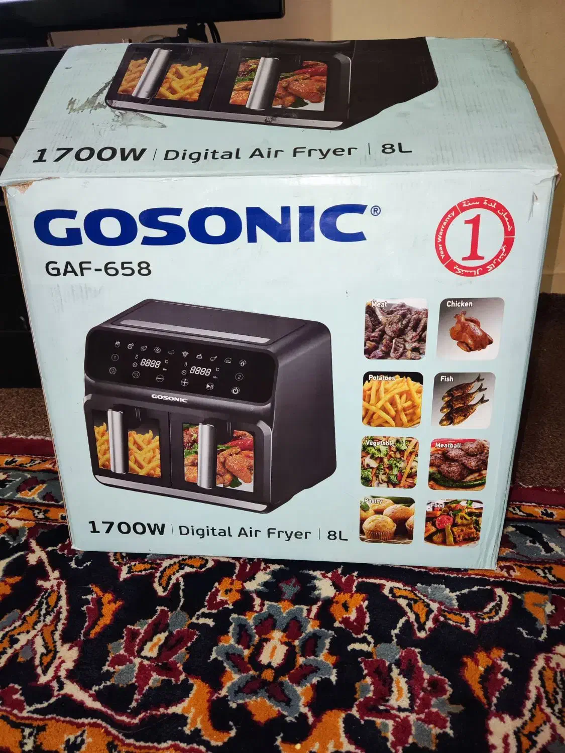 سرخ کن بدون روغن گوسونیک|اجاق گاز و لوازم برقی پختوپز|مشهد, امام رضا (ع)|دیوار