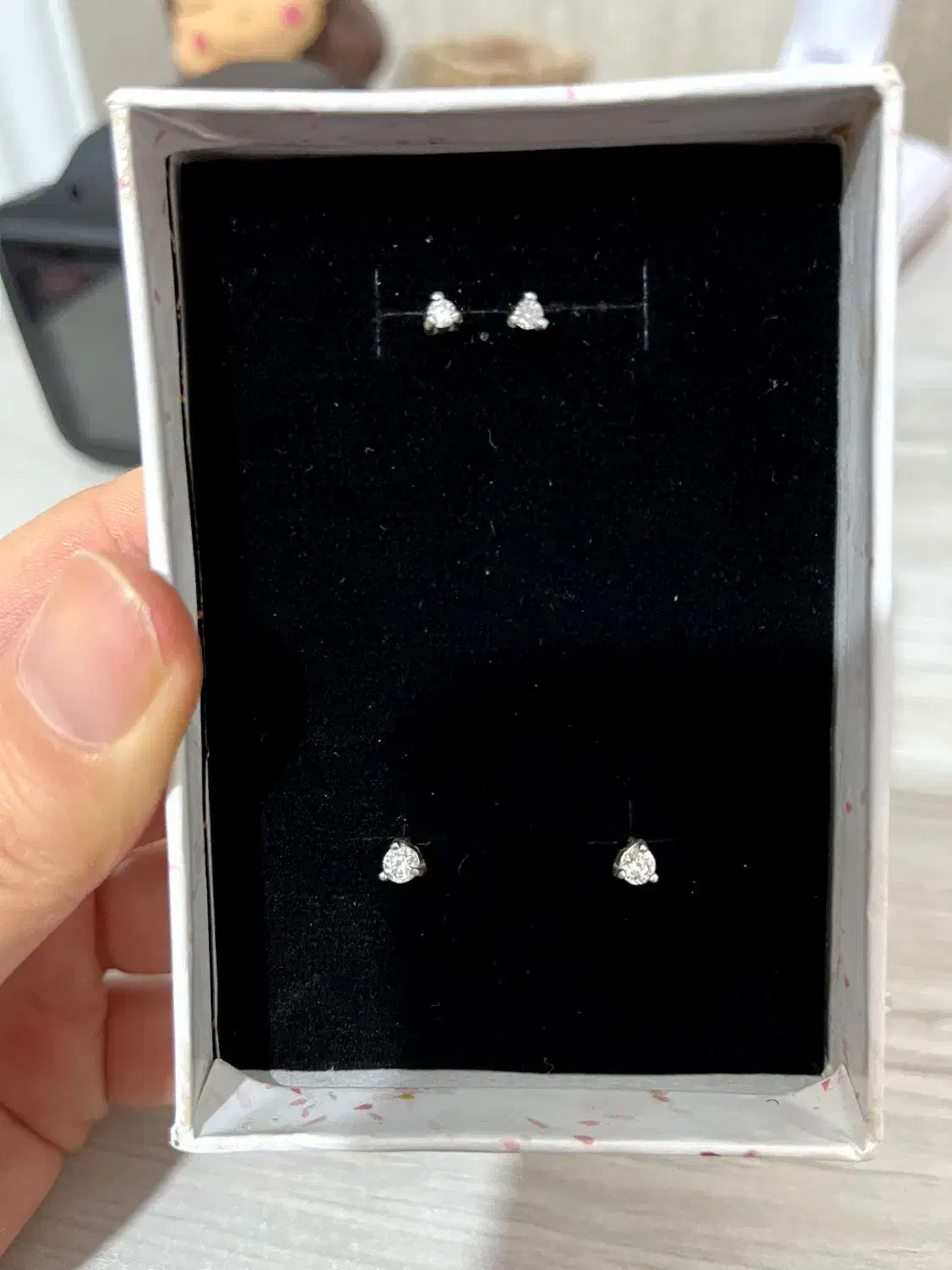 گوشواره میخی نقره ۹۲۵|جواهرات|کرمانشاه, |دیوار