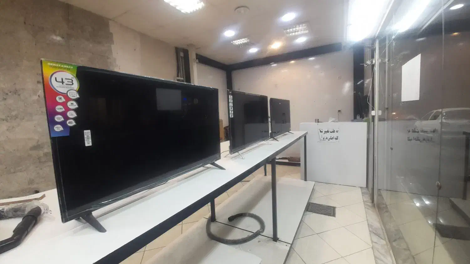 ۳ عدد ال دی ۴۳|تلویزیون و پروژکتور|مشهد, شهید آوینی|دیوار