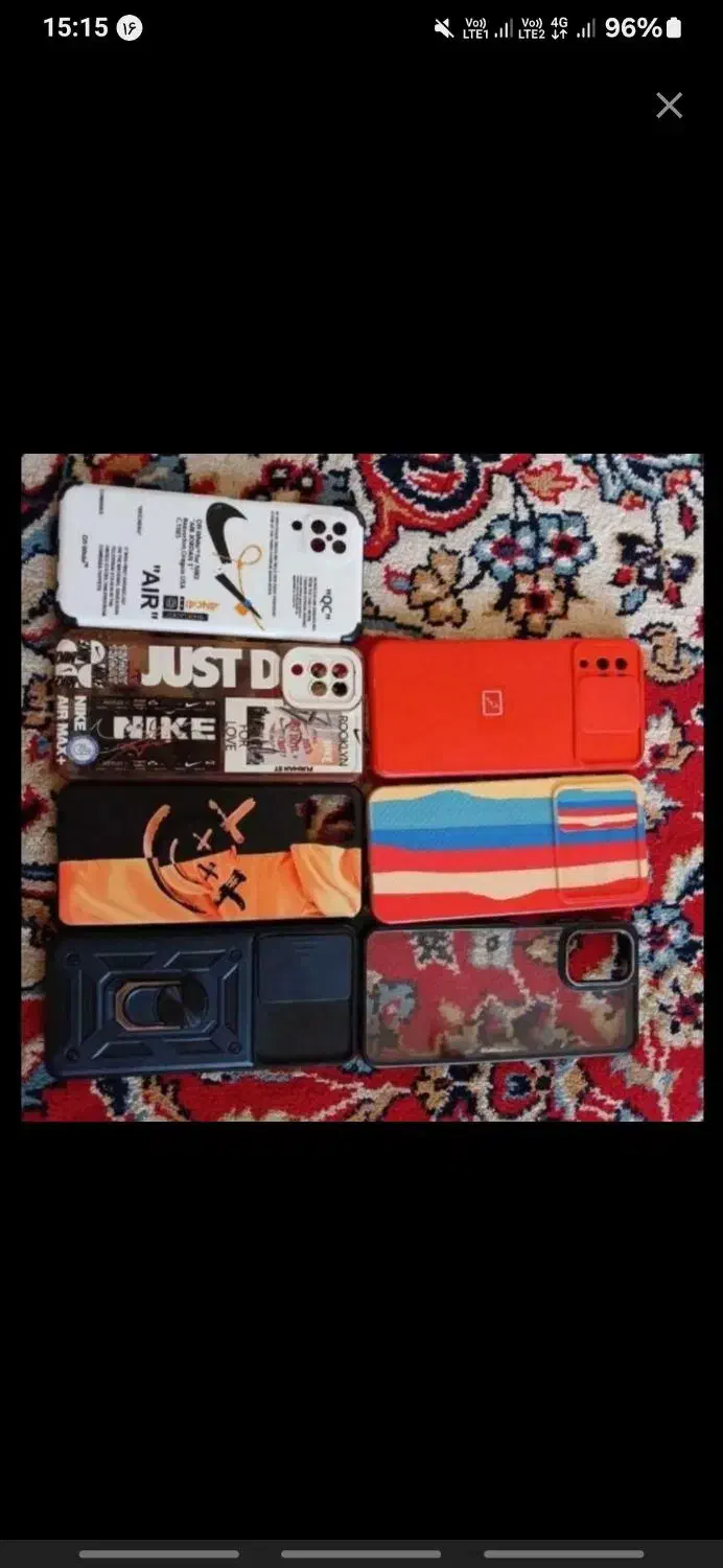 کاور سامسونگ a24 a12|لوازم جانبی موبایل و تبلت|آباده, |دیوار