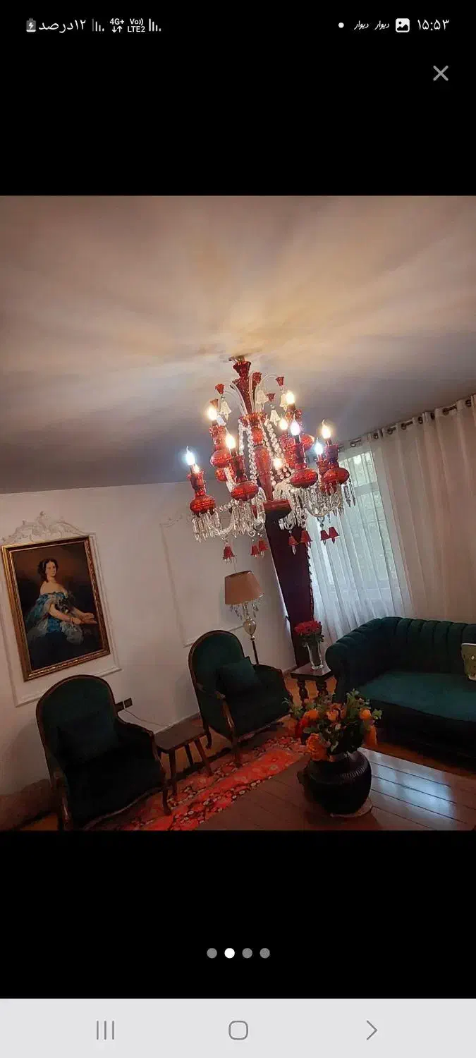 لوستر کریستال|لوستر و چراغ آویز|تهران, امانیه|دیوار